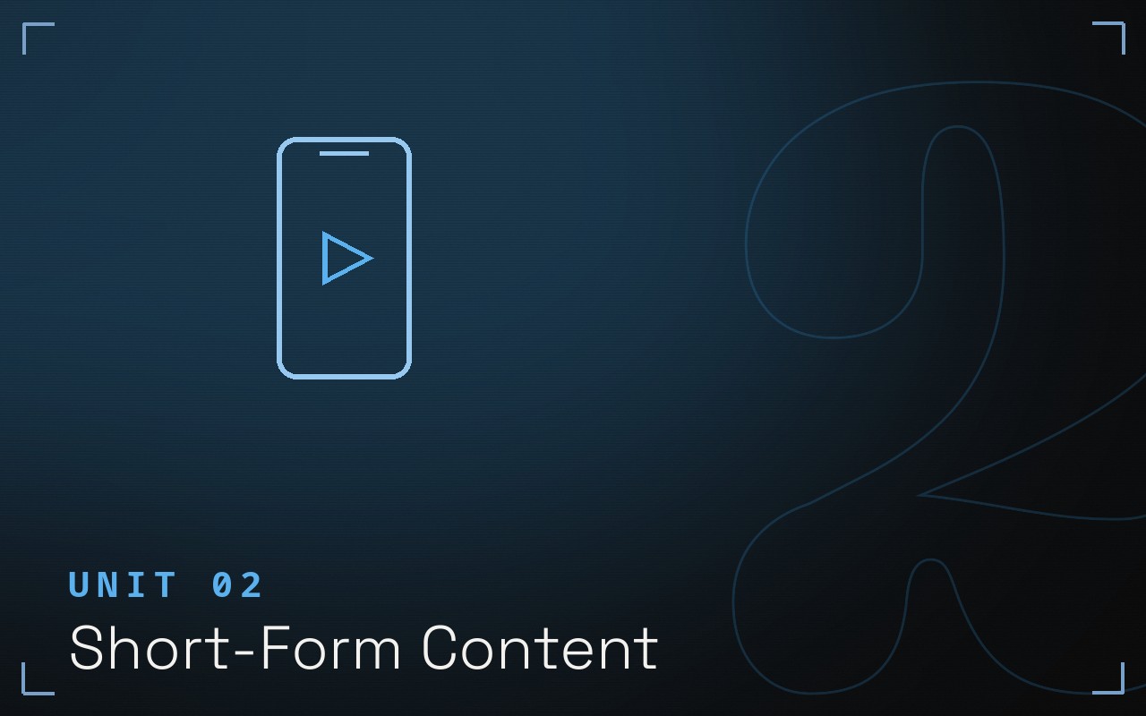 Short-form content unit