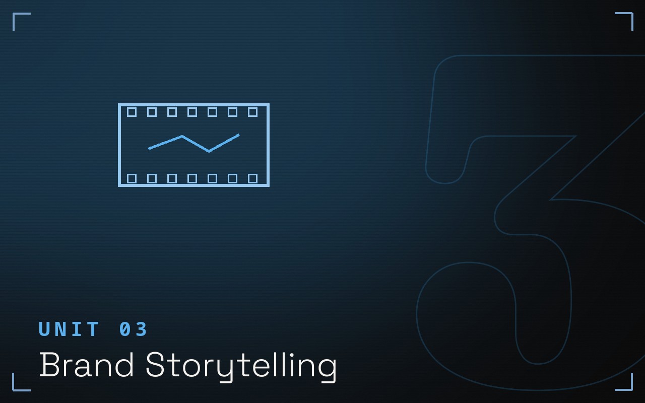 Brand storytelling unit